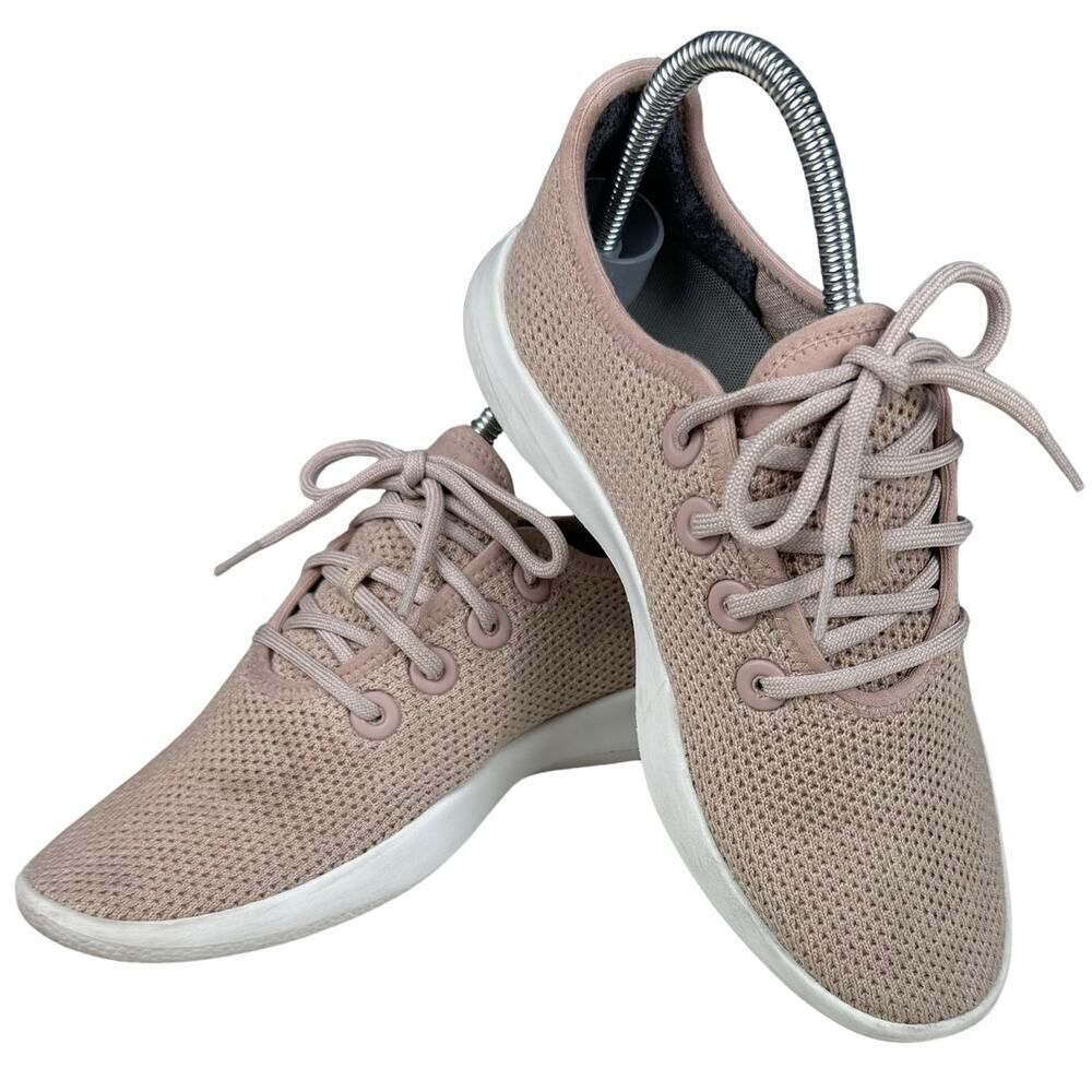 Allbirds Womens Sneakers Shoes Tree Runners Size 7 Light Pink Comfort Athleisure